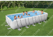 56984 Bestway Круглый каркасный бассейн, 305х100см+фильтр-насос