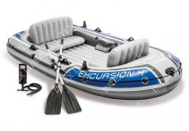 68324 Intex Надувная лодка четырехместная Excursion-4 (Set), 315х165х43 см