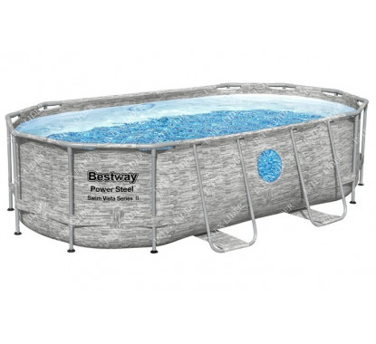 56714 Каркасный бассейн Bestway овальный 427х250х100 см