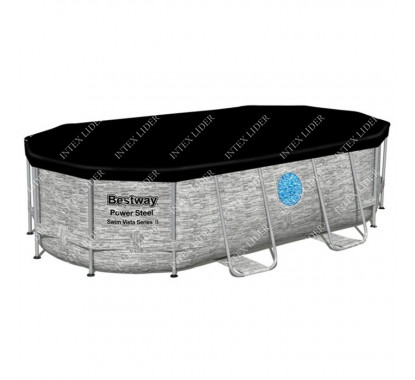 56714 Каркасный бассейн Bestway овальный 427х250х100 см
