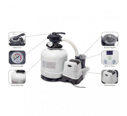 26652 Песчаный фильтр-насос Intex Sand Filter Pump  10000 л/час